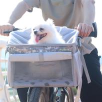 Dog Bike Basket Pet Bicycle Cat Carrier Backpack Ventilated Breathable Carrying