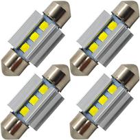 4 vnt. lemputė C5W, C10W LED SV8.5 12-24V CANBUS 39mm 320lm