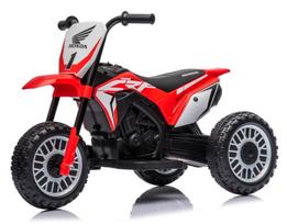 Elektrinis vaikiškas motociklas Sun Babt Honda CRF450, raudonas