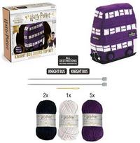 „Thumbs Up“ „Thumbs Up“! „Harry Potter“ „Strick-Set“ „Türstopper Bus“ violetinė