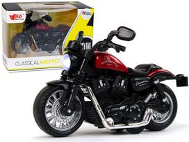 Motociklas Champion su garso ir šviesos efektais, 1:14, raudonas