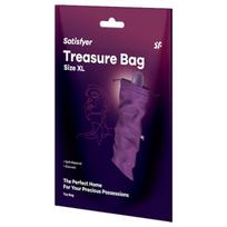 Satisfyer Treasure Bag XL - diskretiškas sekso žaislų laikymo maišelis (violetinis)
