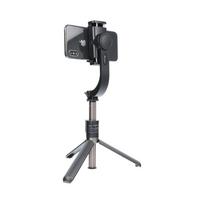 Selfie stick with wireless remote control, tripod, and stabilizer gimbal SSTR-L08, black