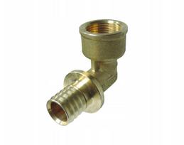 Tece Pereinamasis kelio 90 ° 20mm x 1 / 2 "žalvaris (708020)