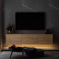 TV stovas, Hanah Home, Atlanto pušis, 160 x 35 x 32, cm