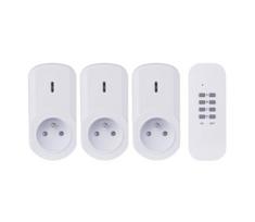 KOMPLEKTAS 3x Lizdai nuotoliniam valdymui 230V + 1x CR2032