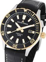 Jacques Lemans 1-2131C Hybromatic Mens Watch 43mm 10ATM - Laikrodis vyrams