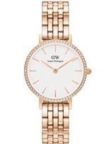 Daniel Wellington DW00100666 Petite Lumine Bezel 5-Link Melrose 28mm 3ATM - Laikrodis moterims