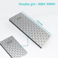 DMD virtuvinis galąstuvas šefo peiliui deimantinis galąstuvas 400 600 1000 1200 grūdėtumo galandimo akmuo peilių galąstuvas žirklių sistema H3 1PCS
