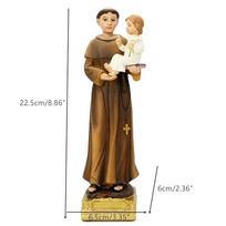 1 vnt. 20/30 cm Šv. Antonio Statulėlė Ikonėlė Katalikų Šventoji Šeima Maldos Ornamentai Jėzus Kristus Namų Puošyba Dervos Amatai