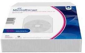 „MediaRange“ plastikiniai maišeliai, Mini CD-R ir Mini DVD-R, 50 vnt. pakuotė