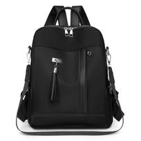 Tassel Backpack Women's Large Capacity Backpack Travel Bag juoda