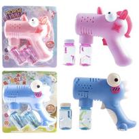 Muilo burbulų pūstuvas su šviesos efektais Horse Bubbles Gun, rožinis