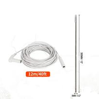 Įžeminimo strypas su 40 pėdų / 12 m įžeminimo laidu Įžeminti suvirinimo elektrodai Produktai patalpoms Jungtis prie paklodžių, pagalvėlių, antklodžių, pagalvių užvalkalų balta