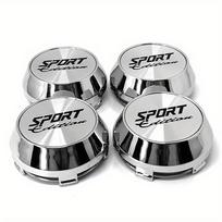 4 vnt. Sportinio ratlankio 60 mm automobilio ratlankio centrinis dangtelis Enkei Rpo1 RAYS VOLK SSR ratlankiams Centrinis stebulės dangtelis Apsauginis nuo dulkių dangtelis sidabras