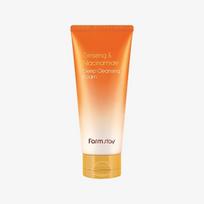 Farm Stay Ginseng & Niacinamide Deep Cleansing Foam 180ml +RANDOM GIFT
