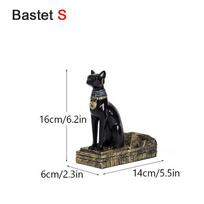 Egiptas Anubis Vyno Stovas Bastet Dievo Katės Vyno Butelių Stovas Derva Menas ir Amatai Baro Ornamentas Dekoracija