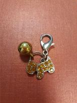 Piekariņš HAPPY DOG 1,9x1,4cm CZECH CRYSTAL-YELLOW | 5557 | 4047059409633