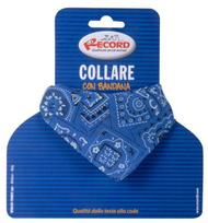 RECORD BANDANA NYLON COLLAR BLUE 2,5X65-75 CM | 8041 | 8011391081259