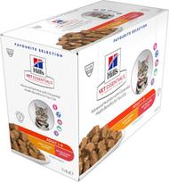 Hills Vet Essentials Cat Adult 1-6 with Chicken and Salmon (6+6 x85 g) 12x85 g | 607415/605039 | 052742056432