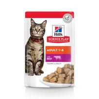 Hills Science Plan Cat Adult with beef 12 x 85g | 603999/606940/607076/6040 | 052742210612