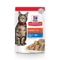 Hills Science Plan Cat Adult 1-6 with Ocean fish 12x85g | 10173 | 052742210513