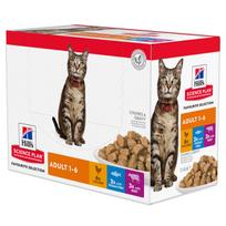 Hills Science Plan Cat Adult 1-6 with Chicken, Ocean fish, Beef 12x85g | 604010 | 052742211800