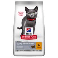 Hills Science Plan Sterilised Kitten with chicken 300g barība kaķiem | 607264 | 052742053530