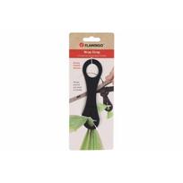 Flamingo Poop bag holder black 14x4cm | 11307 | 5400585223309