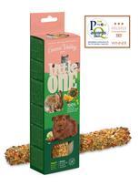 Little One "Green valley" Fully edible grain free stick for small mammals with fruit 180g | 11385 | 4602533001002