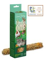 Little One "Green valley" Fully edible grain free stick for small mammals with herbs and flowers | 11387 | 4602533001026