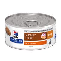 Hills Prescription Diet Cat K/D Kidney Care with chicken 156 g | 12029 | 052742945309
