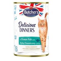 Butchers Cat Delicious Dinners Chunks in Jelly with Ocean Fish 400 g | 12573 | 5011792007585