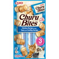 Churu Cat Bites Chicken wraps with Tuna & Scallops 12x30 g | EU722 | 18859387700800