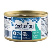 Exclusion Mediterraneo Monoprotein Formula Cat Sterilised su tunu 85 g | 13734 | 8011259004062