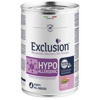 Exclusion Hypoallergenic konservai šuniukams su kiauliena ir žirniais 200 g | 8011259002839