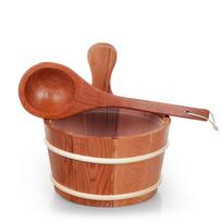 Saunos kibiras ir samtis Sauflex, 4,0 L / 36 cm, kedras