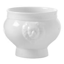 Porcelianinė sriubos lėkštė Lionhead 0,5L, balta