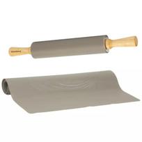 silikoninė konditerijos lenta + kočėlas klausberg kb-7597