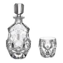 Crystal Bohemia Grafinas ir stiklinės LUNAR (6 vnt. 320 ml )