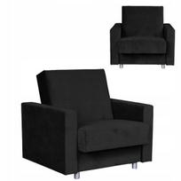 Miegamasis fotelis Family Furniture Alijca, juodas