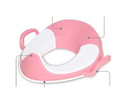 Tualeto sėdynė My Carry Potty, rožinė, 1 vnt.