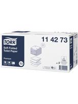 Tork ypač minkštas sulankstytas tualetinis popierius lapeliais T3. 114273