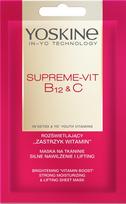 YOSKINE Supreme-Vit B12&C audinio kaukė Stiprus drėkinimas ir pakėlimas