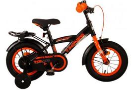 Miesto dviratis Volare Thombike, 12 colių, juodas - oranžinis