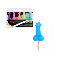 Bernvakario / mergvakario / gimtadienio žvakė penis - 5vnt.