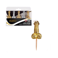Bernvakario / mergvakario / gimtadienio žvakė penis - 5vnt.