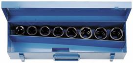 Hexagon impact socket set 8pcs 24-38mm 3/4" Irimo
