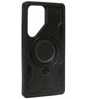 Juodas dėklas Samsung Galaxy S25 Ultra telefonui "Frost Armor Case"