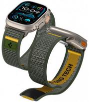 Žalia apyrankė Apple Watch 8 / 9 / 10 / 11 / SE / ULTRA (44 / 45 / 46 / 49 MM) laikrodžiui "Spigen Athlex Air"